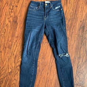 Good American crop jeans